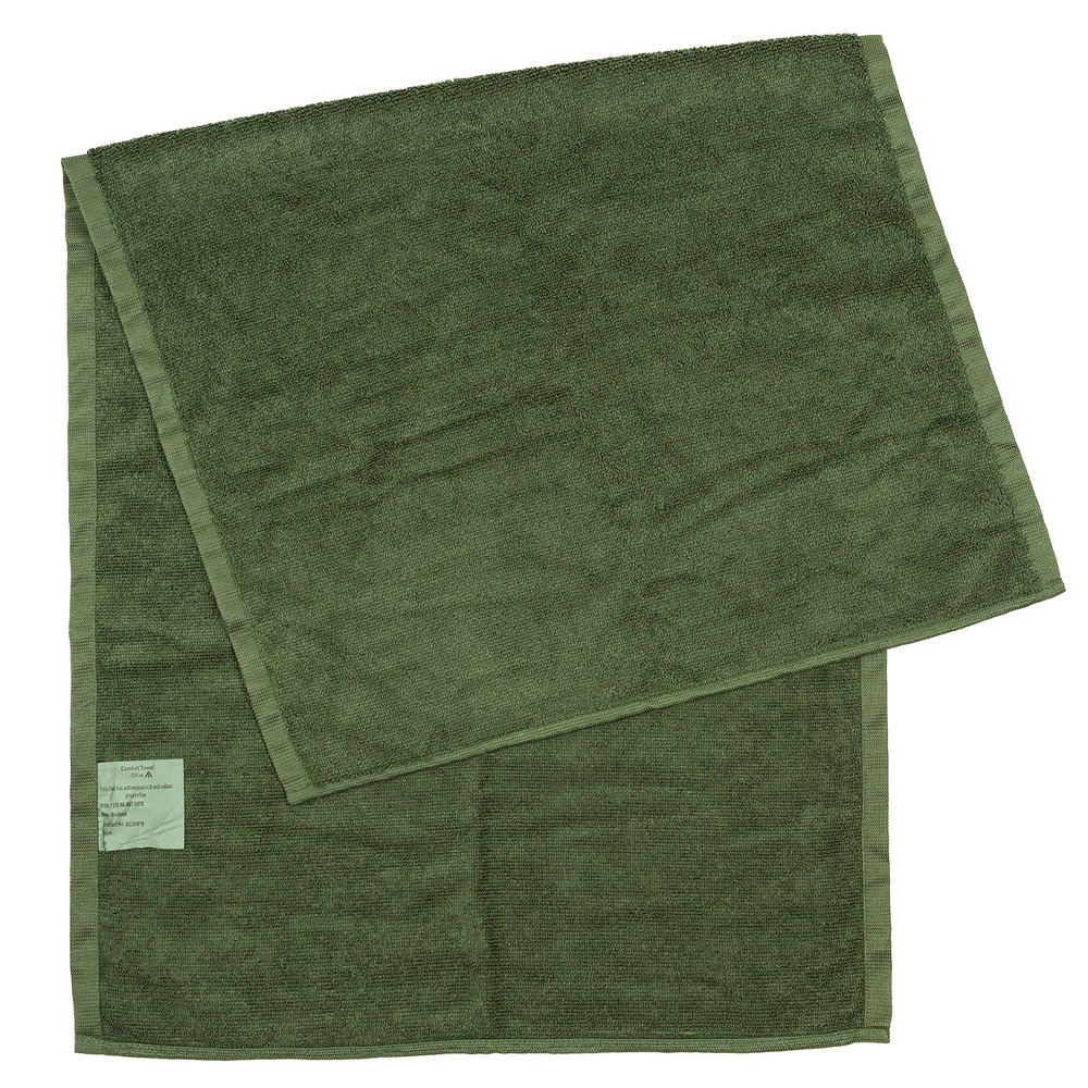 Brittisches Handtuch Microfleece 150x100 cm grn gebraucht inkl. Netzbeutel