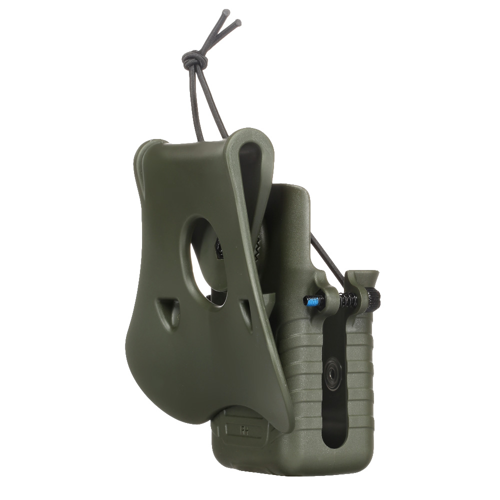 Amomax Tactical Holster Polymer Paddle f. Funkgerte oliv Bild 1