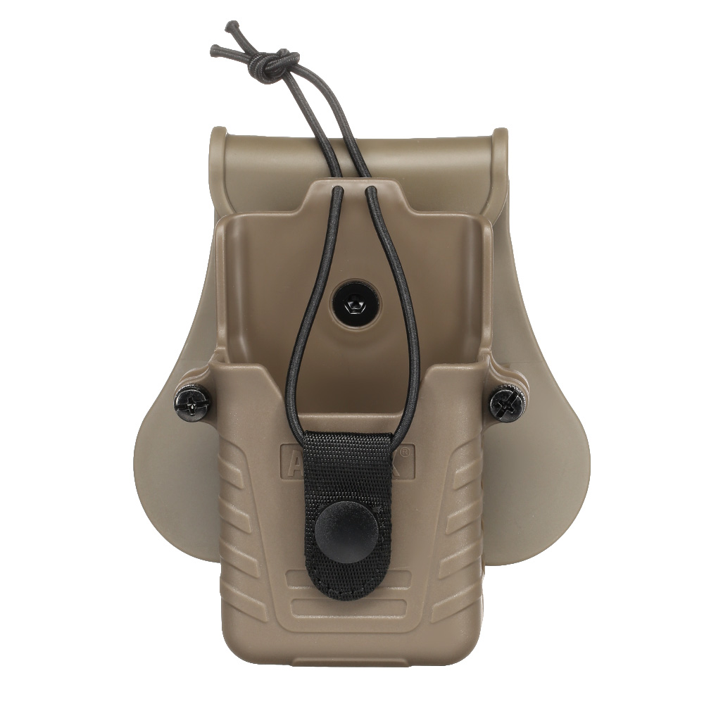 Amomax Tactical Holster Polymer Paddle f. Funkgerte Flat Dark Earth