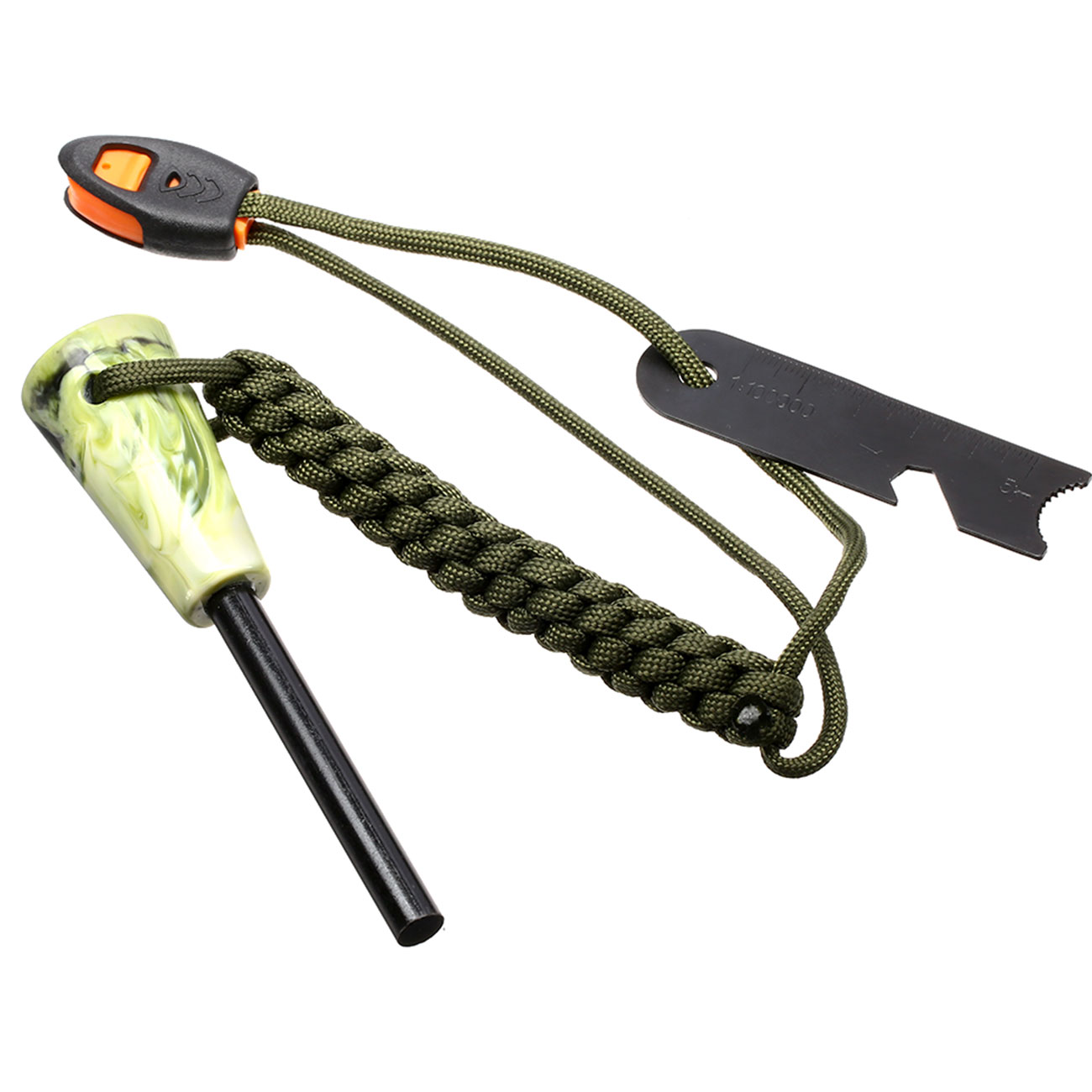 Origin Outdoors Zndstahl Stone grn inkl. Notfallpfeife