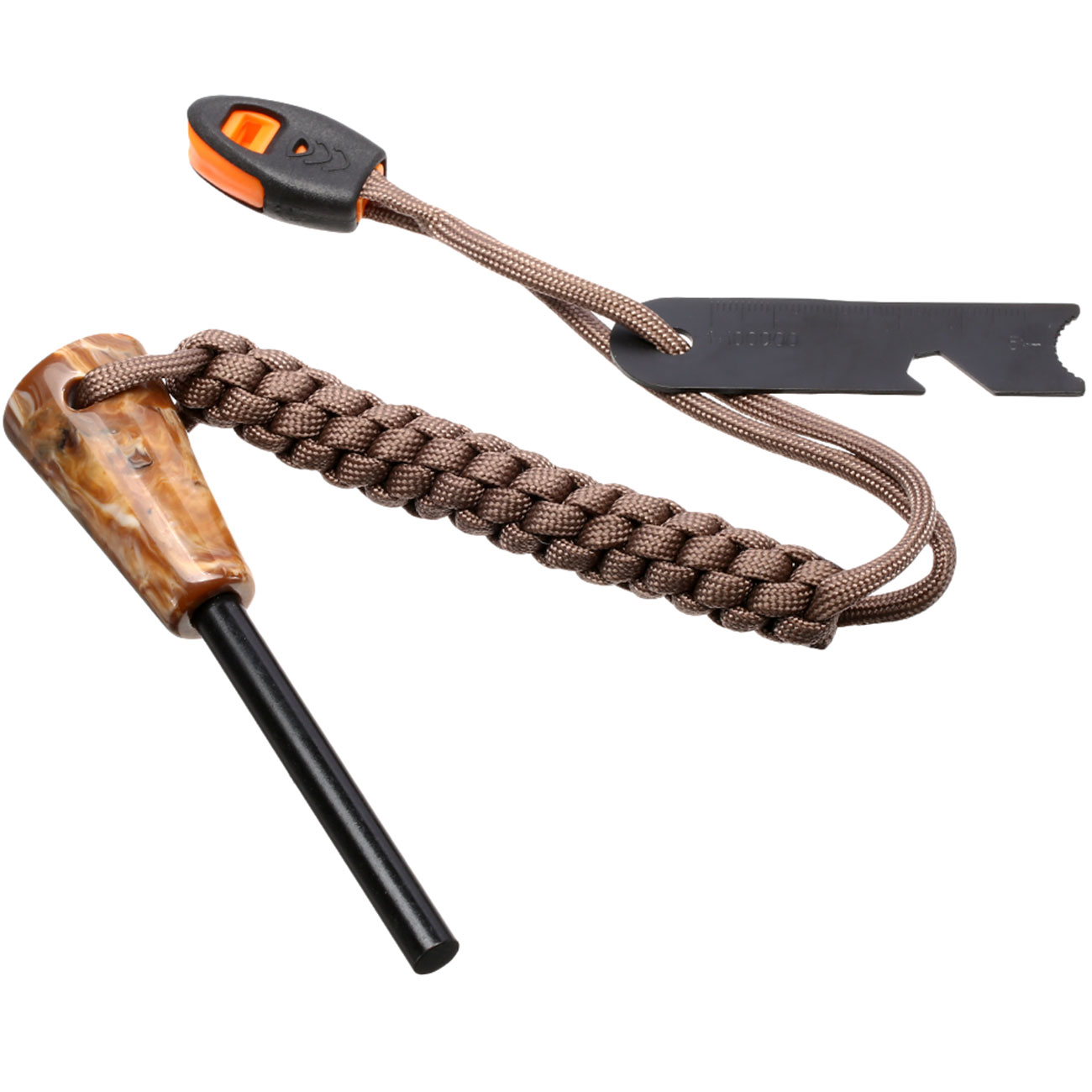 Origin Outdoors Zndstahl Stone braun inkl. Notfallpfeife