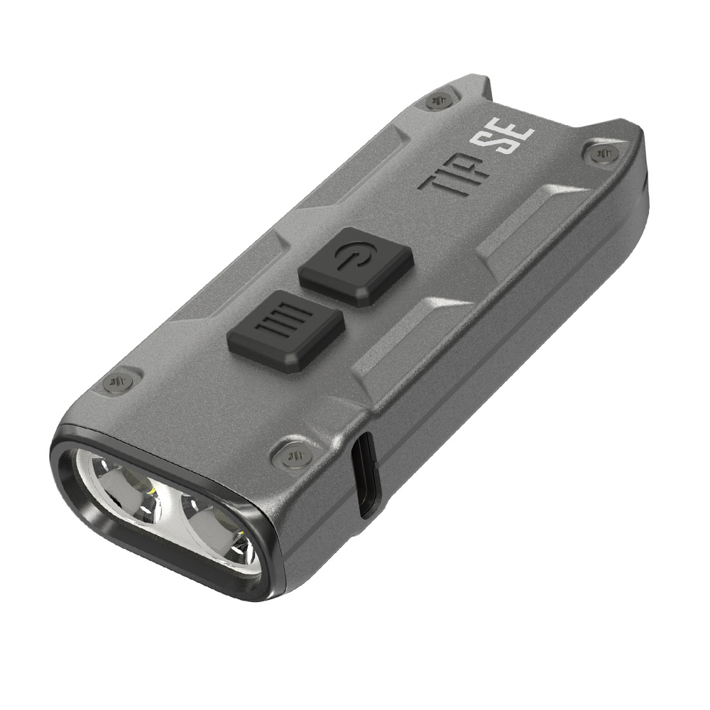 Nitecore LED-Schlüssellampe TIP SE 700 Lumen USB grau