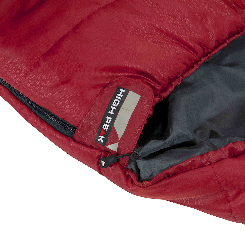 High Peak Mumienschlafsack Redwood -3 dunkelrot bis zu 190 cm Krpergre Bild 1