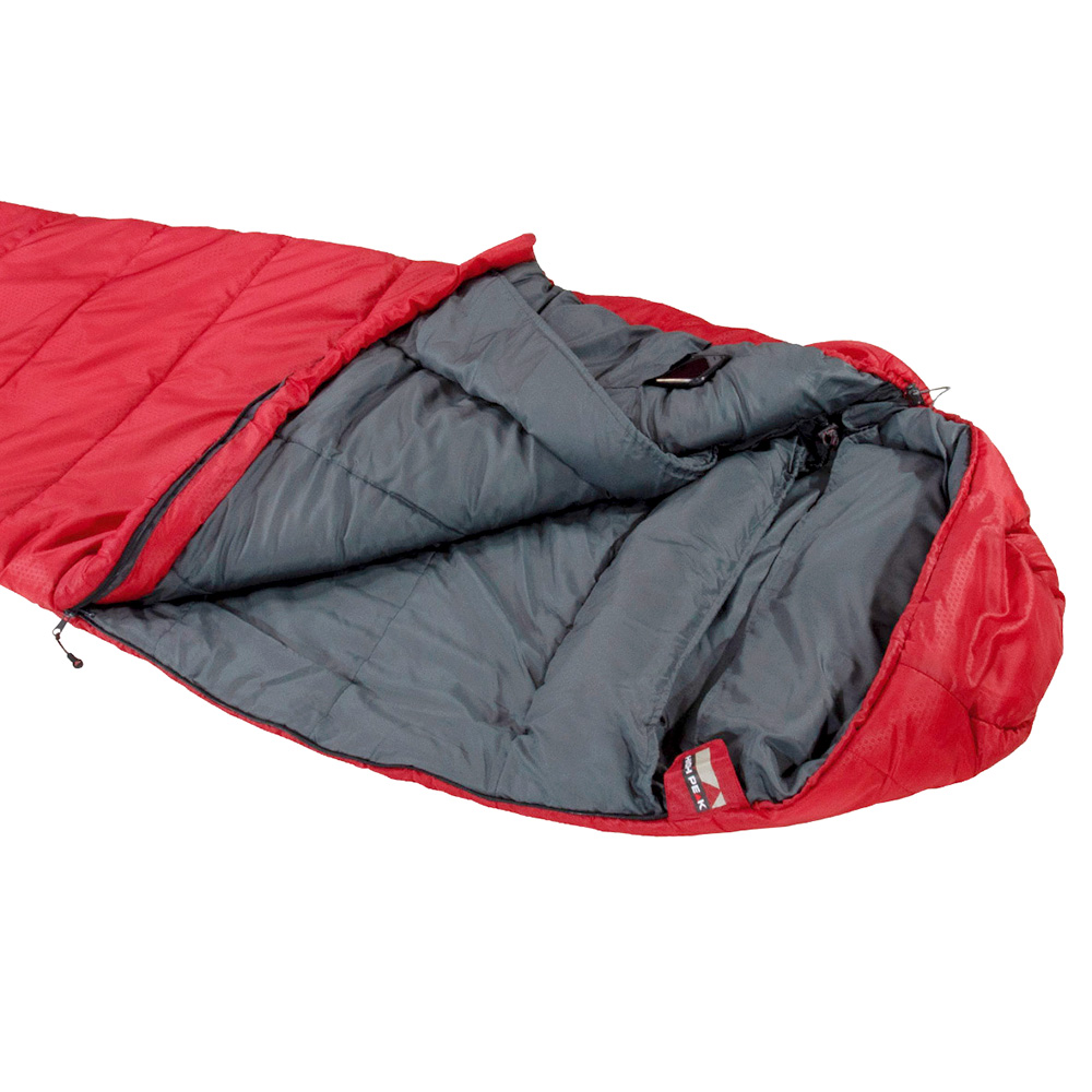 High Peak Mumienschlafsack Redwood -3 dunkelrot bis zu 190 cm Krpergre Bild 4