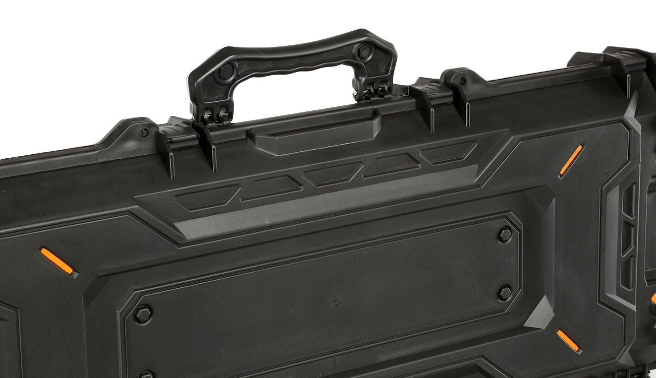 Nuprol Tactical Hard Case Waffenkoffer / Trolley 103 x 35 x 15 cm PnP-Schaumstoff schwarz Bild 11