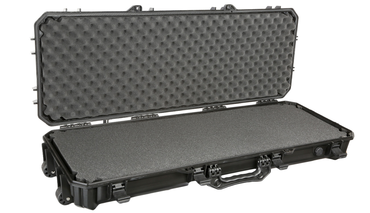 Nuprol Tactical Hard Case Waffenkoffer / Trolley 103 x 35 x 15 cm PnP-Schaumstoff schwarz Bild 5