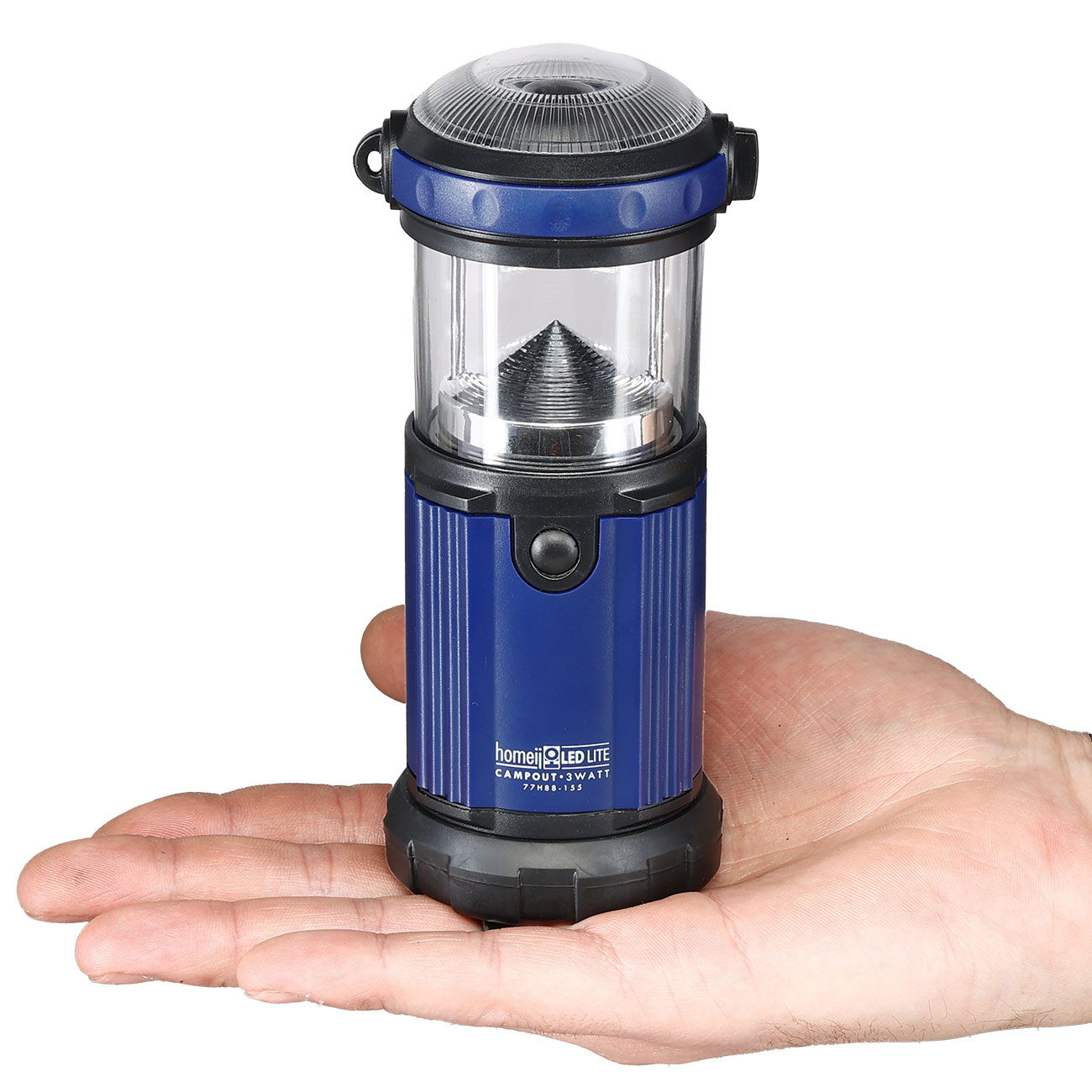 Camping Laterne Homeij 120 Lumen batteriebetrieben blau Bild 2