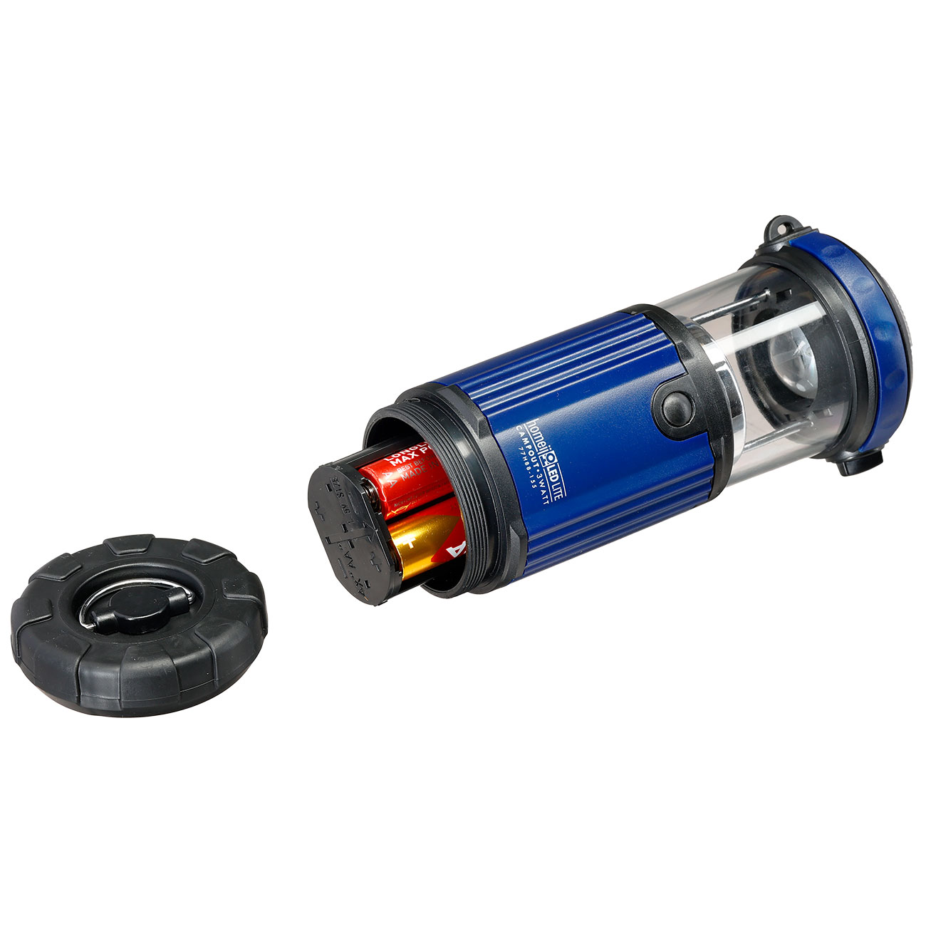 Camping Laterne Homeij 120 Lumen batteriebetrieben blau Bild 3