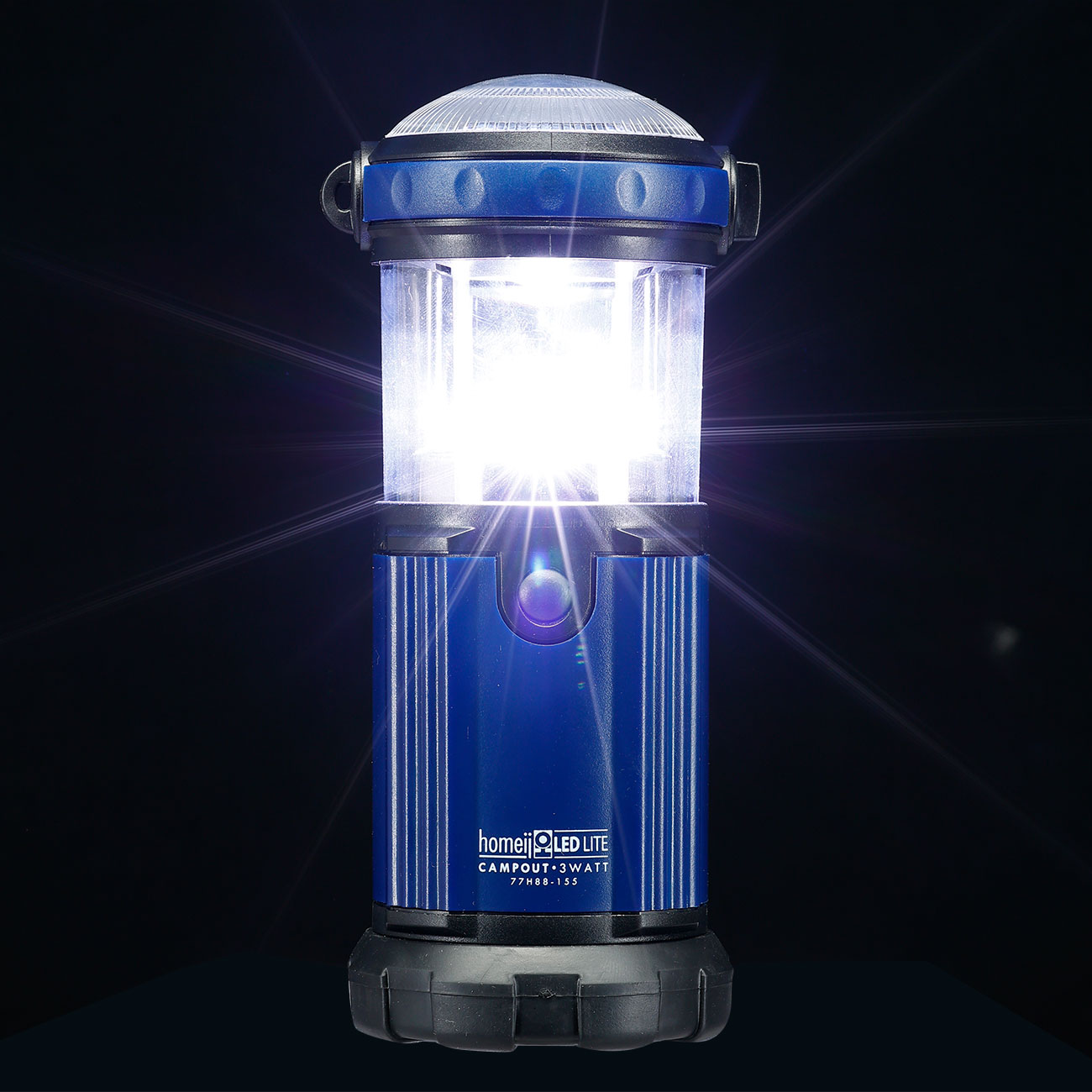 Camping Laterne Homeij 120 Lumen batteriebetrieben blau Bild 4