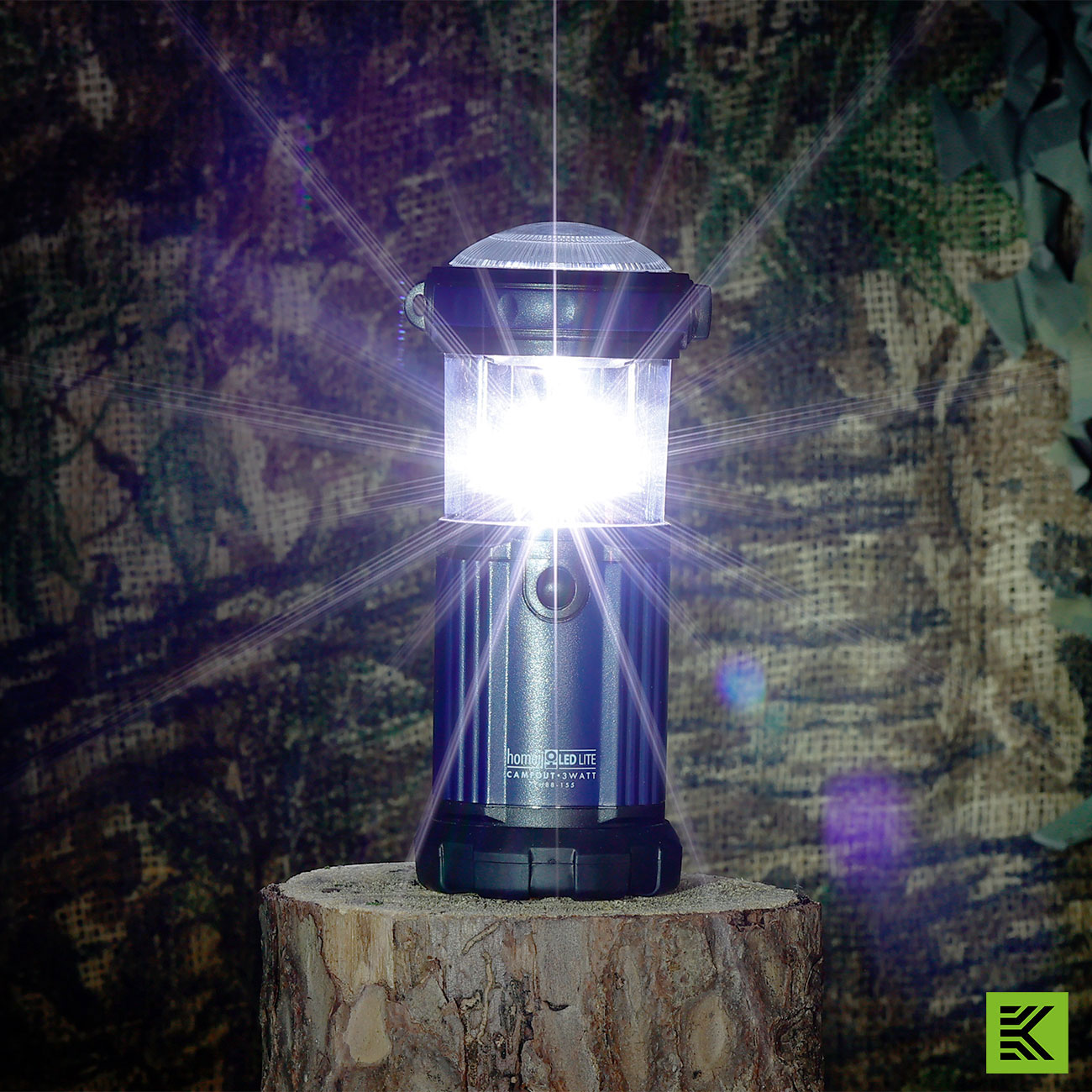 Camping Laterne Homeij 120 Lumen batteriebetrieben blau Bild 7