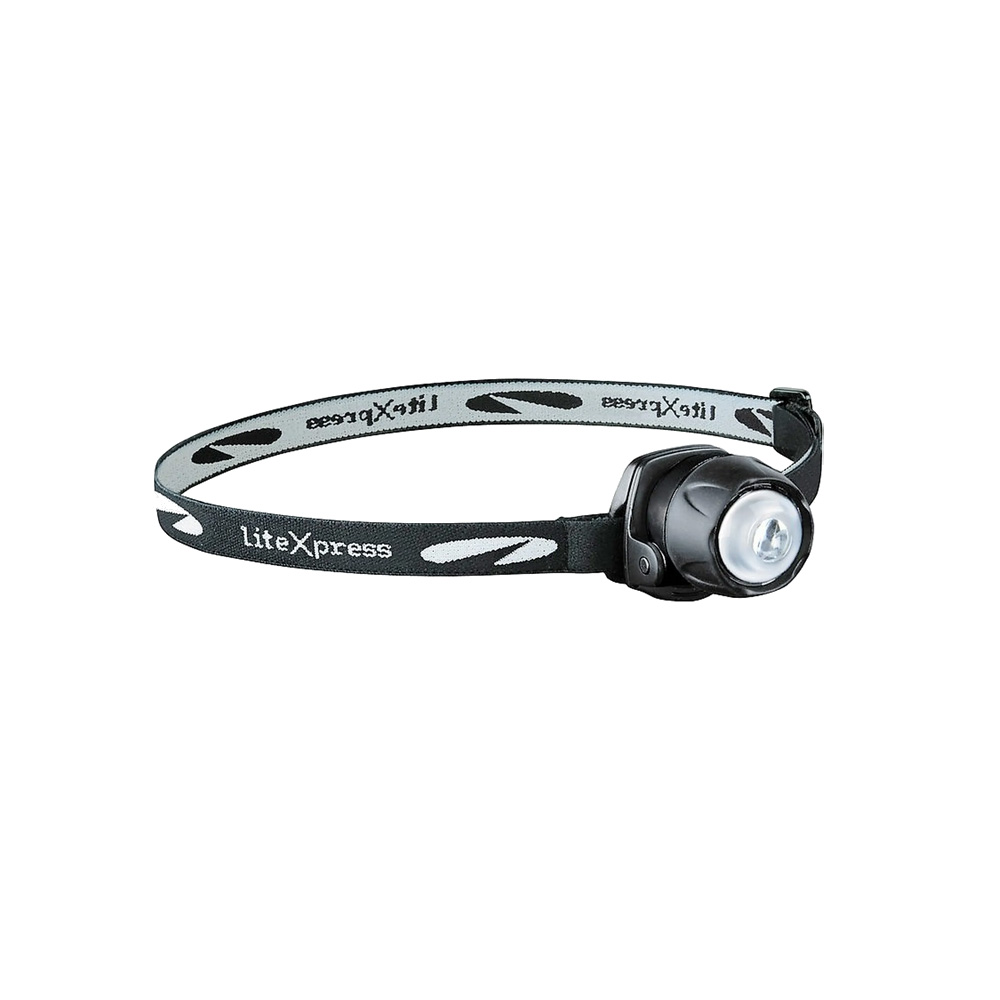 LiteXpress LED-Stirnlampe Liberty 105 batteriebetrieben schwarz