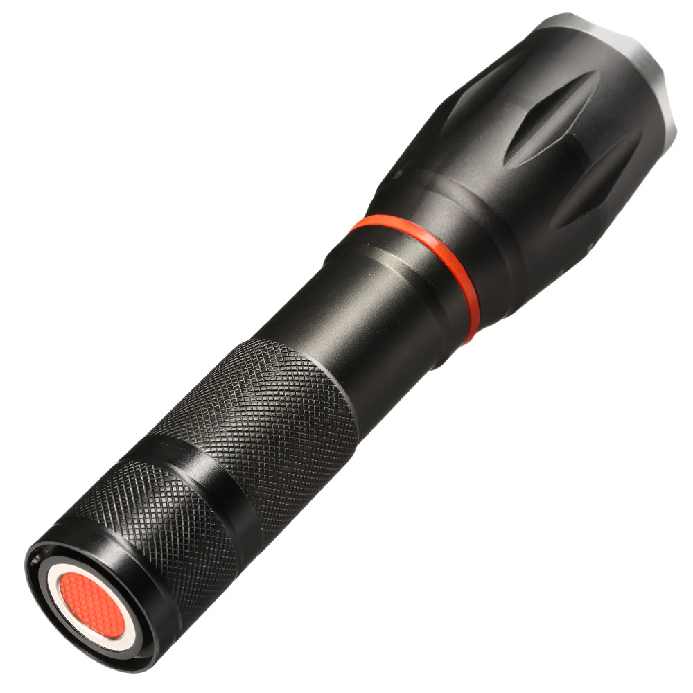 LED-Taschenlampe CQB mit Zoom Aluminium schwarz Bild 8