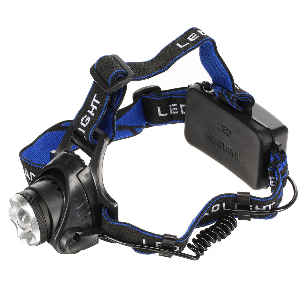 LED-Stirnlampe XQ 33 Zoom schwarz inkl. Akku Bild 1