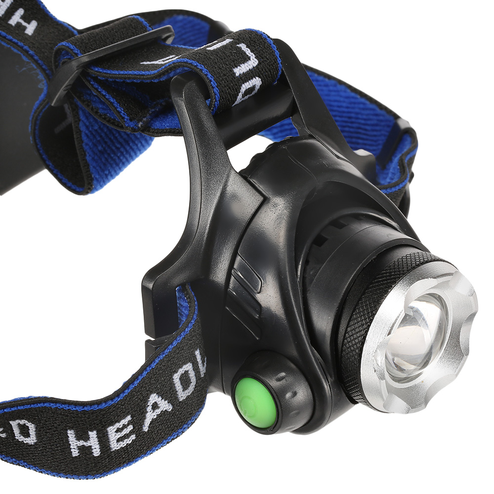 LED-Stirnlampe XQ 33 Zoom schwarz inkl. Akku Bild 1