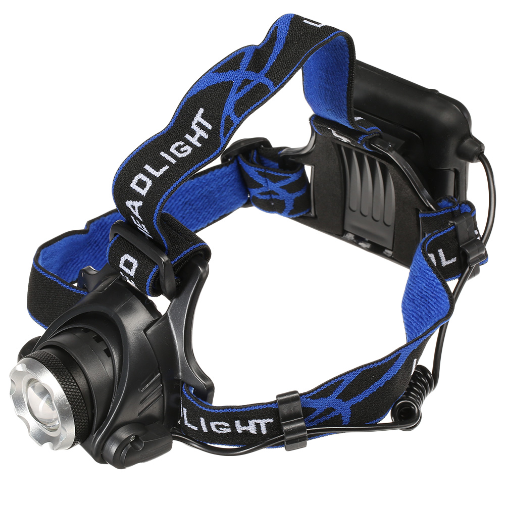 Bailong LED-Stirnlampe BL-2690 Zoom schwarz Bild 1