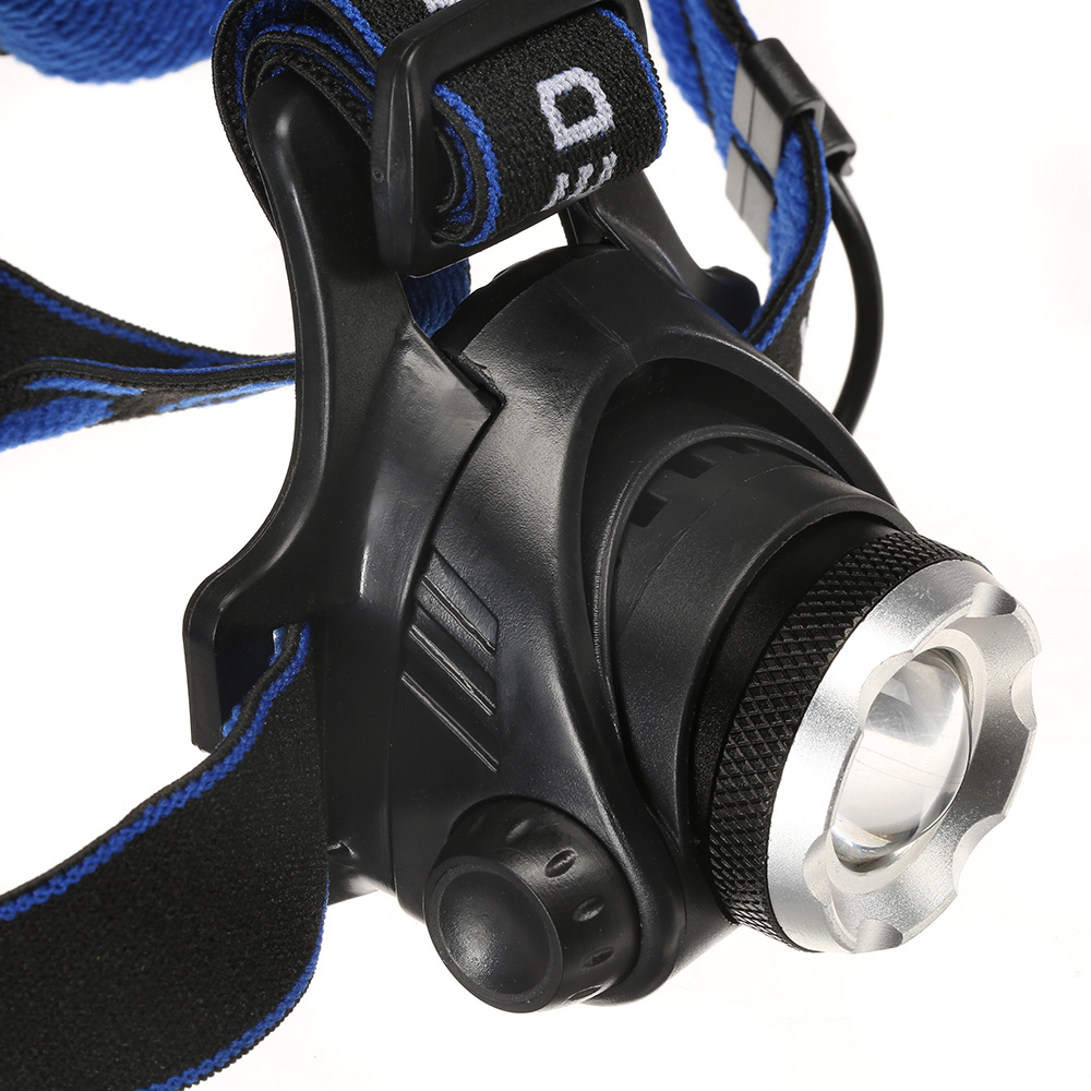 Bailong LED-Stirnlampe BL-2690 Zoom schwarz Bild 1