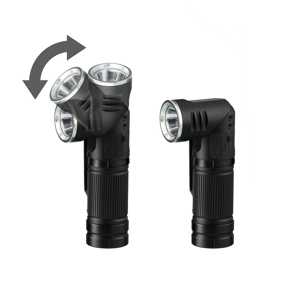 National Geographic LED-Taschenlampe Iluminos 450 mit Kopfhalterung Aluminium 450 Lumen schwarz Bild 1