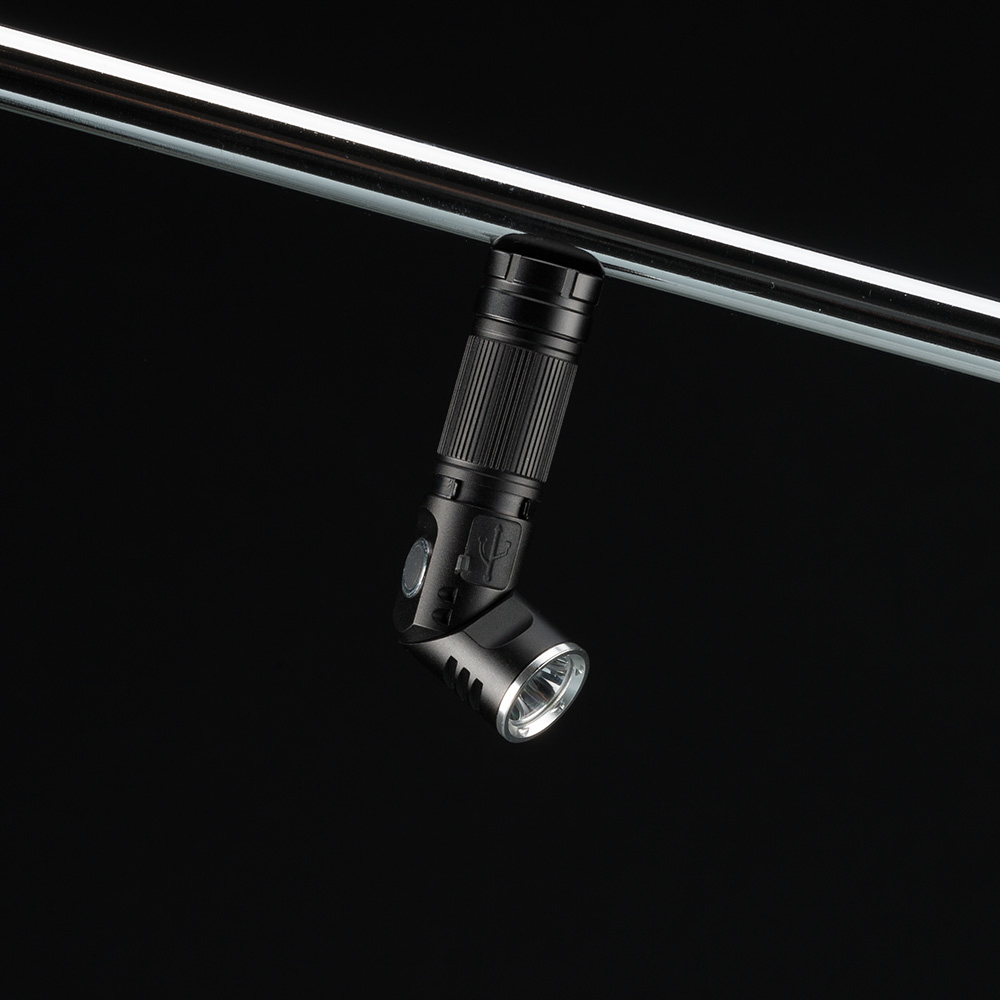 National Geographic LED-Taschenlampe Iluminos 450 mit Kopfhalterung Aluminium 450 Lumen schwarz Bild 1