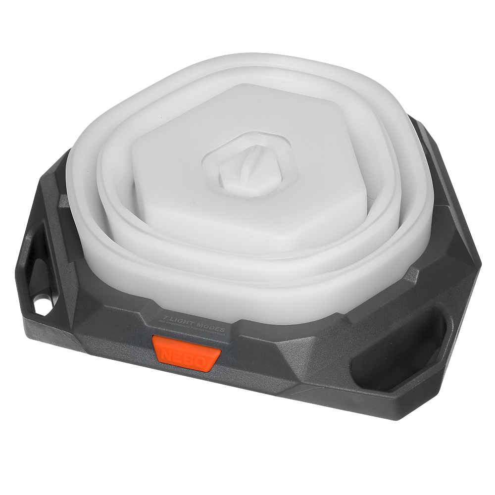 Nebo Laterne Galileo Air 1000 Lumen faltbar inkl. Akku und USB-Kabel grau Bild 1