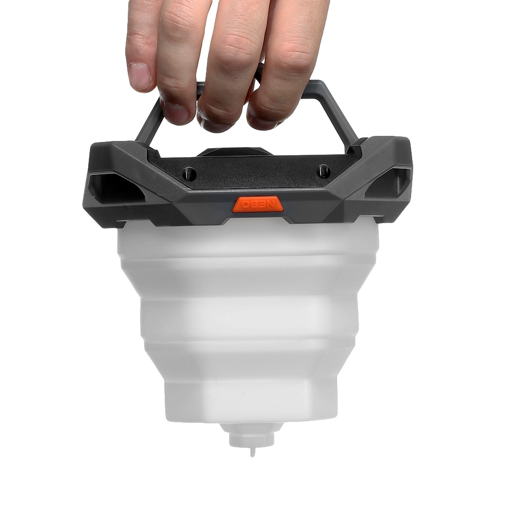 Nebo Laterne Galileo Air 1000 Lumen faltbar inkl. Akku und USB-Kabel grau Bild 1