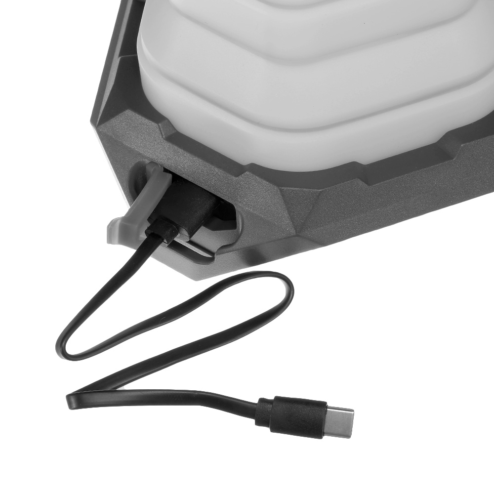 Nebo Laterne Galileo Air 1000 Lumen faltbar inkl. Akku und USB-Kabel grau Bild 1