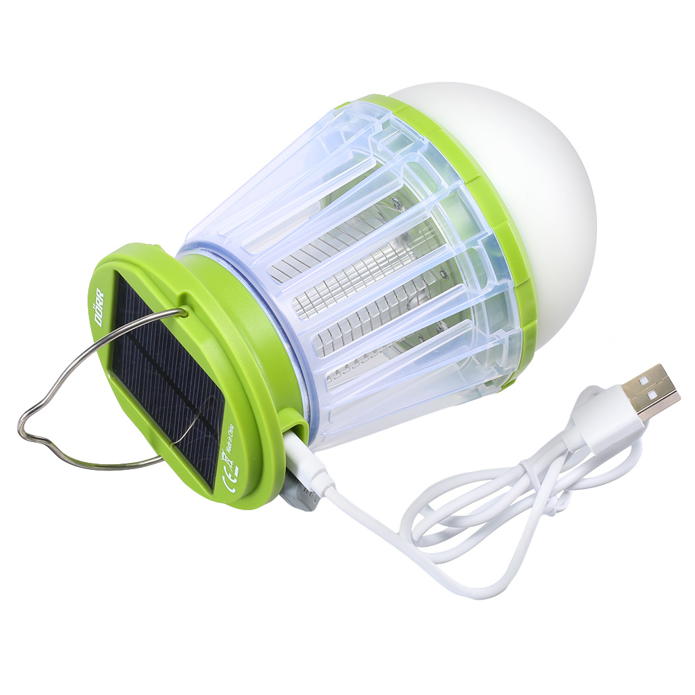 Drr LED Solar Campinglampe Anti Moskito grn Bild 1