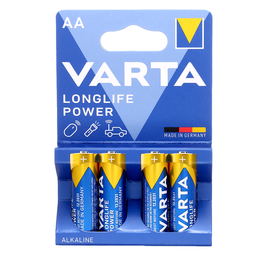 Varta Batterie LR6 AA Mignon Longlife Power 4 Stck