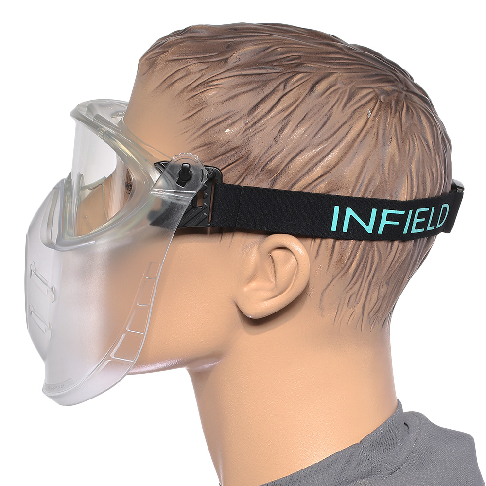 Infield Schutzbrille Pantor Shield PC AF AS UV transparent Bild 1