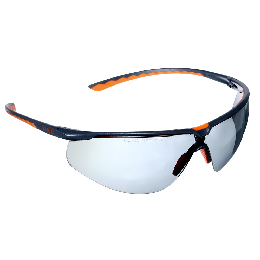 Infield Schutzbrille Levior rauch dunkelgrau/orange