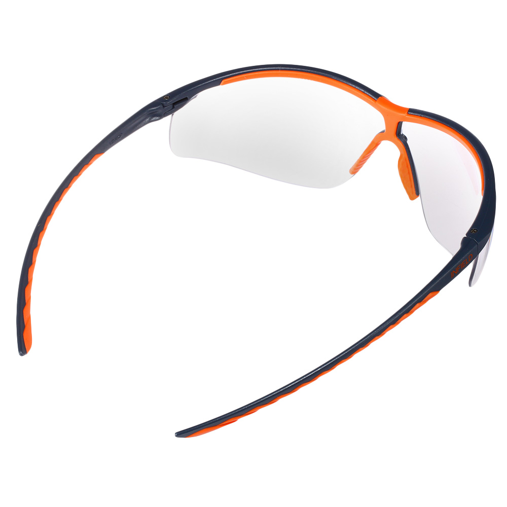 Infield Schutzbrille Levior klar grau/orange Bild 2