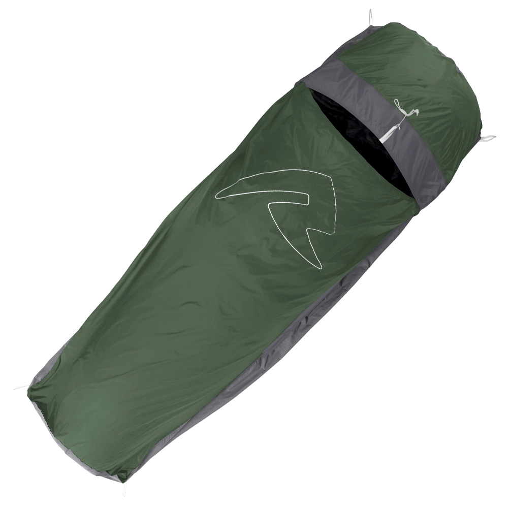 Robens Mountain Biwak-Schlafsack dunkelgrün bis zu 195 cm Körpergröße