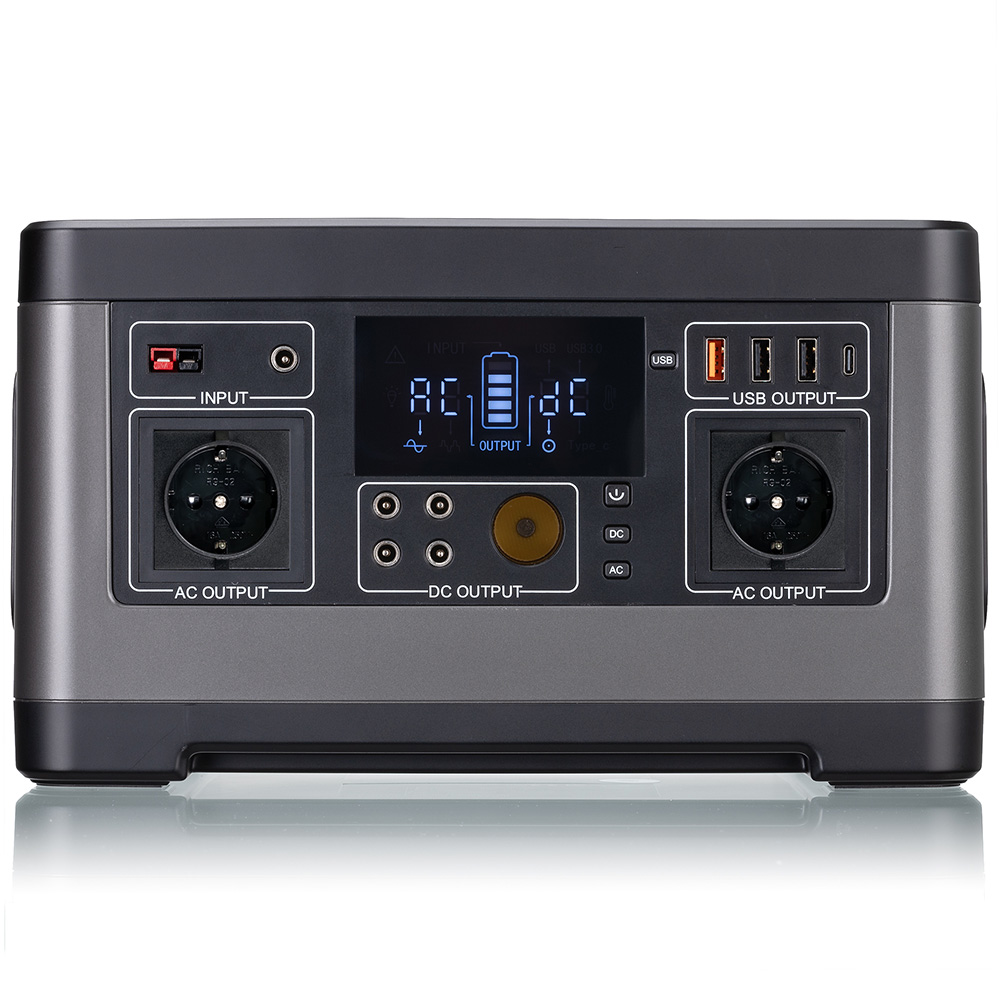 Bresser Mobile Power Station tragbarer Stromspeicher 500 Watt grau Bild 2