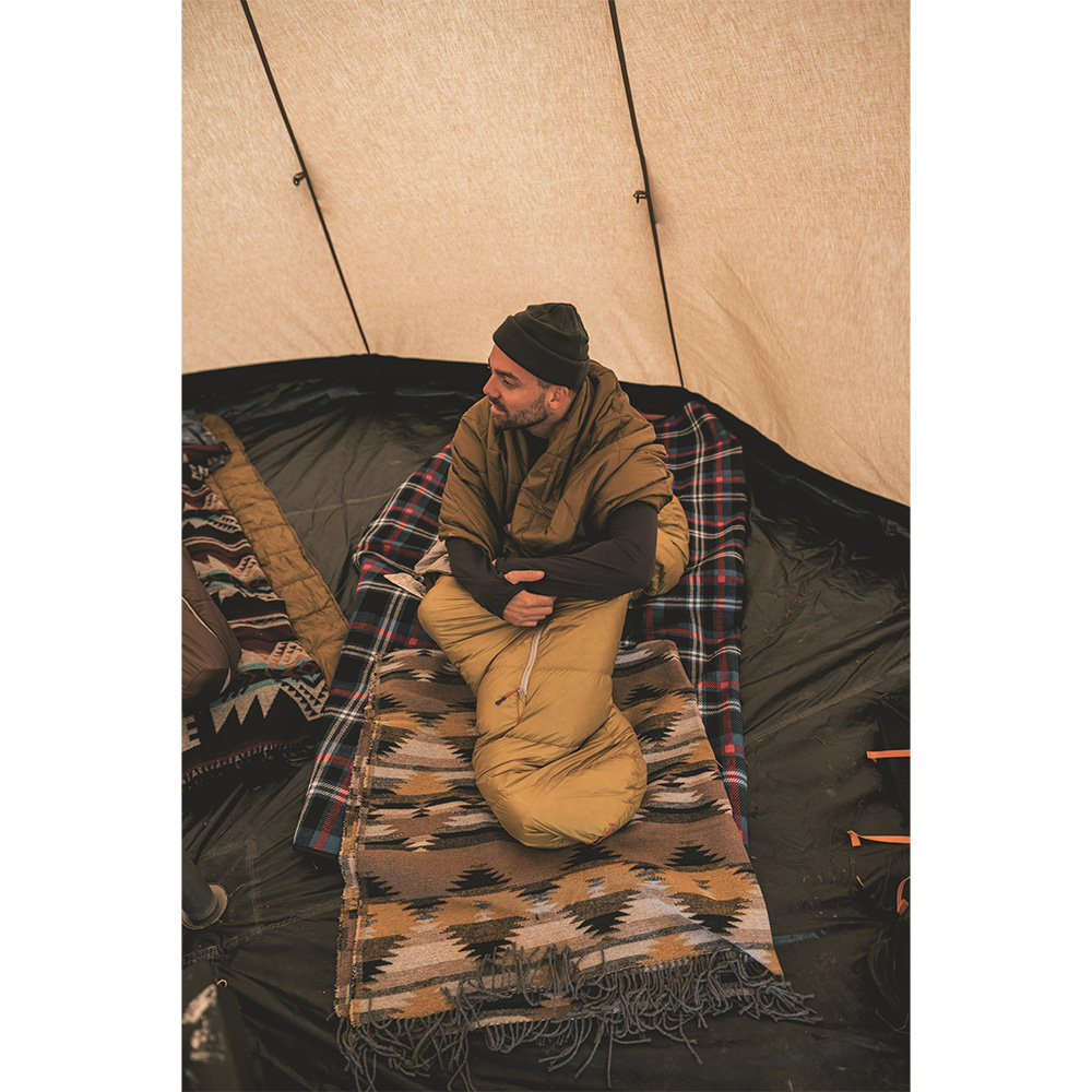 Robens Decke Icefall Quilt 200 x 120 cm braun Bild 1
