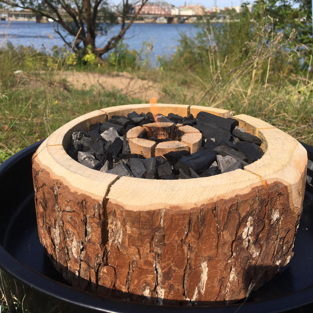 Origin Outdoors Grill Woodie 28 cm Einweggrill, Lagerfeuer und Kocher in einem! Bild 1