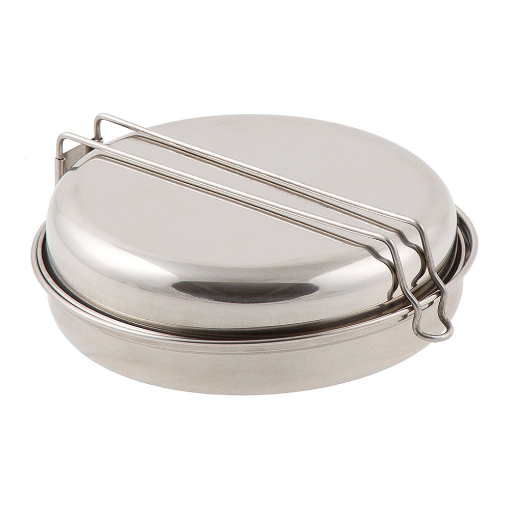 MFH Camping Kochgeschirr Edelstahl 5-teilig f�r 1 Person Bild 1