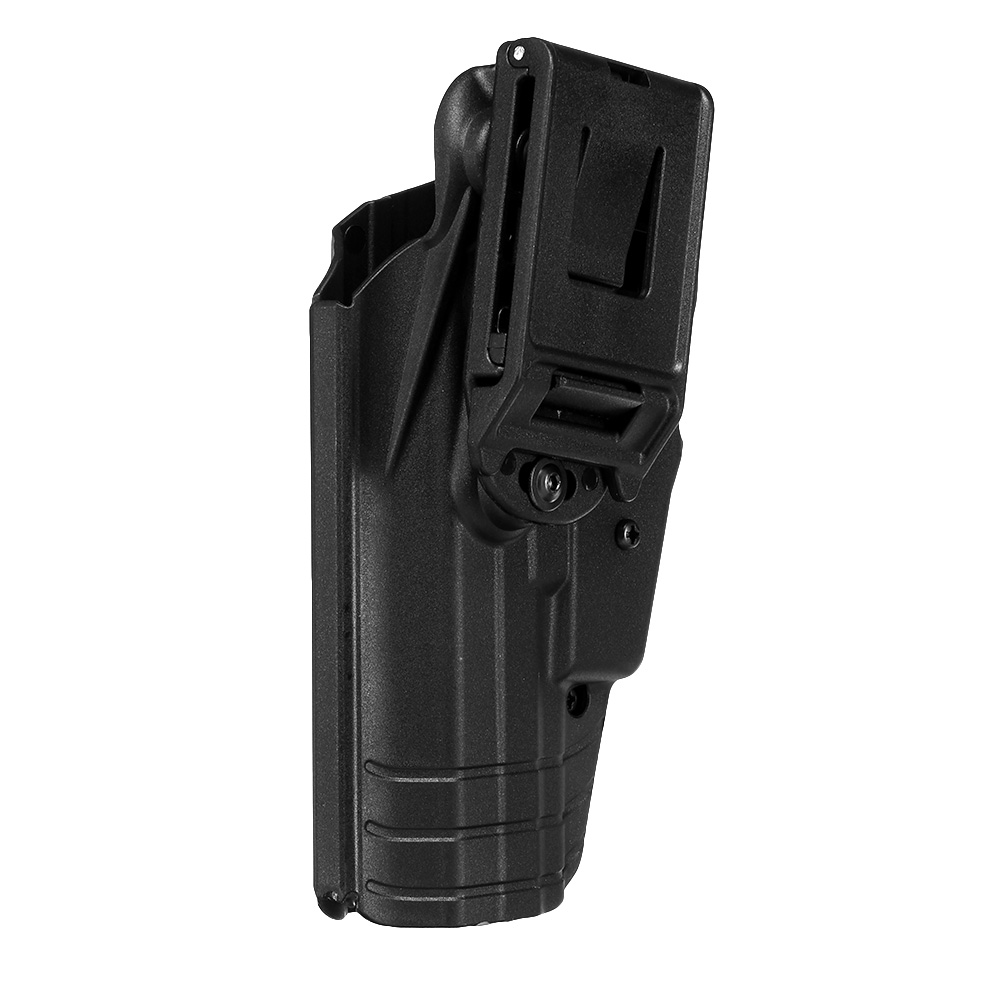 Nuprol Universal Type-D Holster Kunststoff m. Grtelhalter fr Pistolen rechts schwarz Bild 5