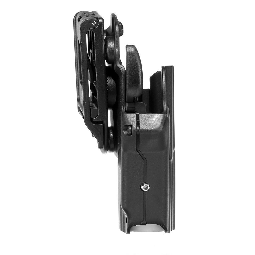 Nuprol Universal Type-C Holster Kunststoff m. Gürtelhalter für Pistolen rechts schwarz Bild 2