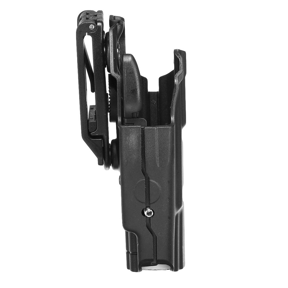 Nuprol Universal Type-B Holster Kunststoff m. Gürtelhalter für Pistolen rechts schwarz Bild 1