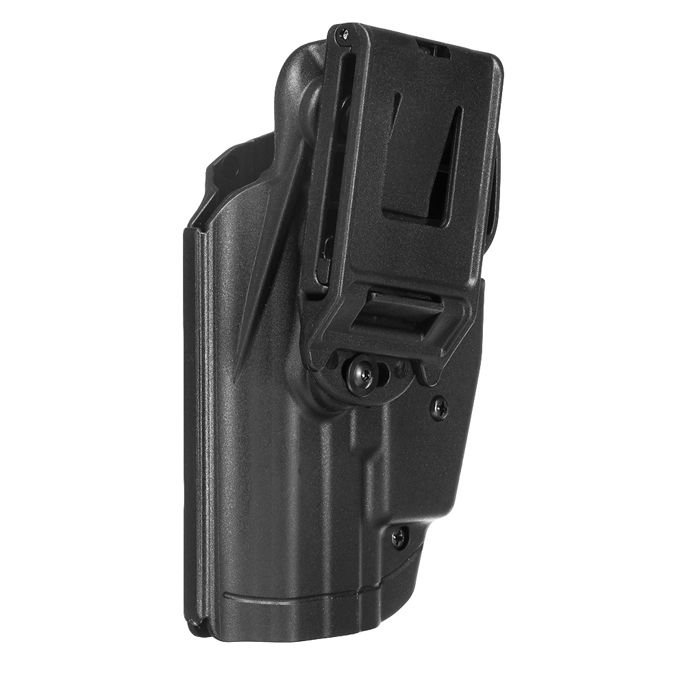 Nuprol Universal Type-B Holster Kunststoff m. Gürtelhalter für Pistolen rechts schwarz Bild 1