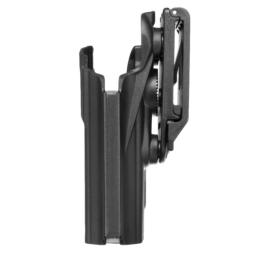 Nuprol Universal Type-A Holster Kunststoff m. Gürtelhalter für Pistolen rechts schwarz Bild 1