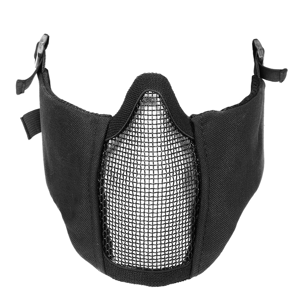 Nuprol Mesh Mask V5 Gittermaske Lower Face Shield mit Ohrabdeckung schwarz Bild 5
