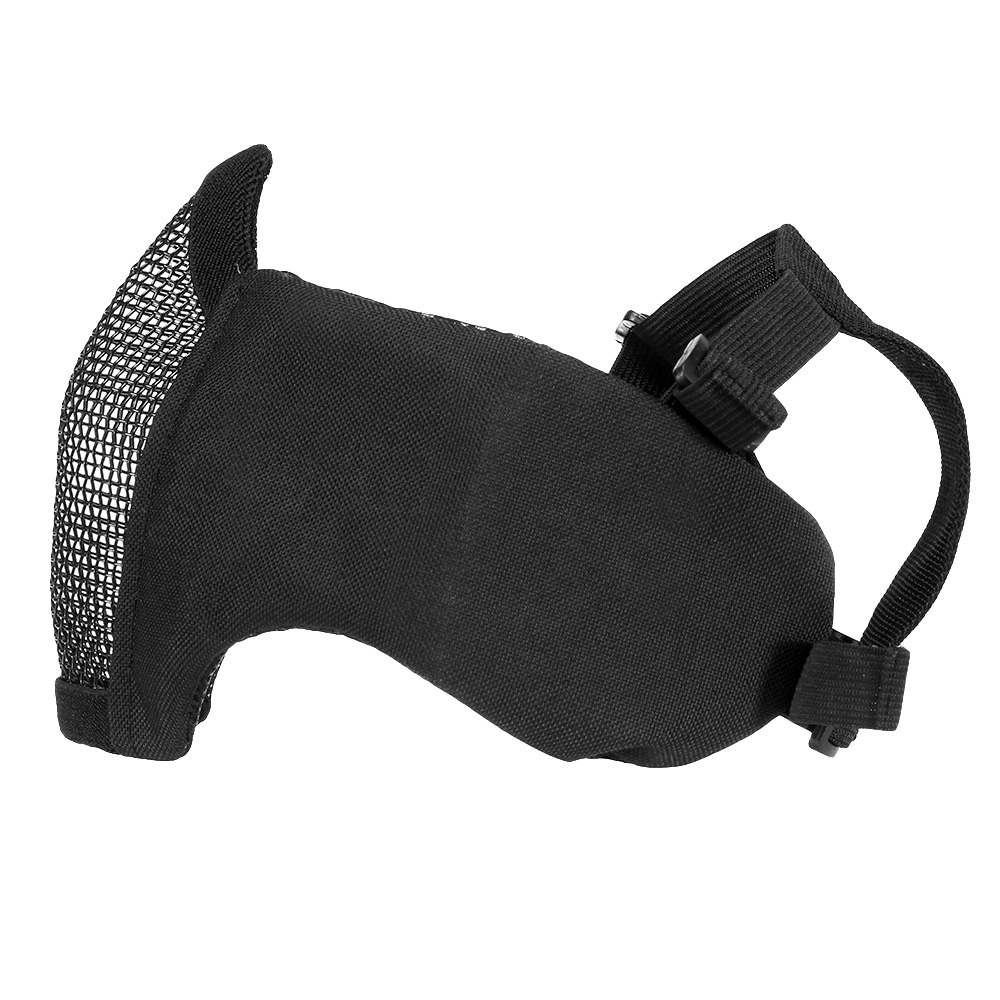 Nuprol Mesh Mask V5 Gittermaske Lower Face Shield mit Ohrabdeckung schwarz Bild 6