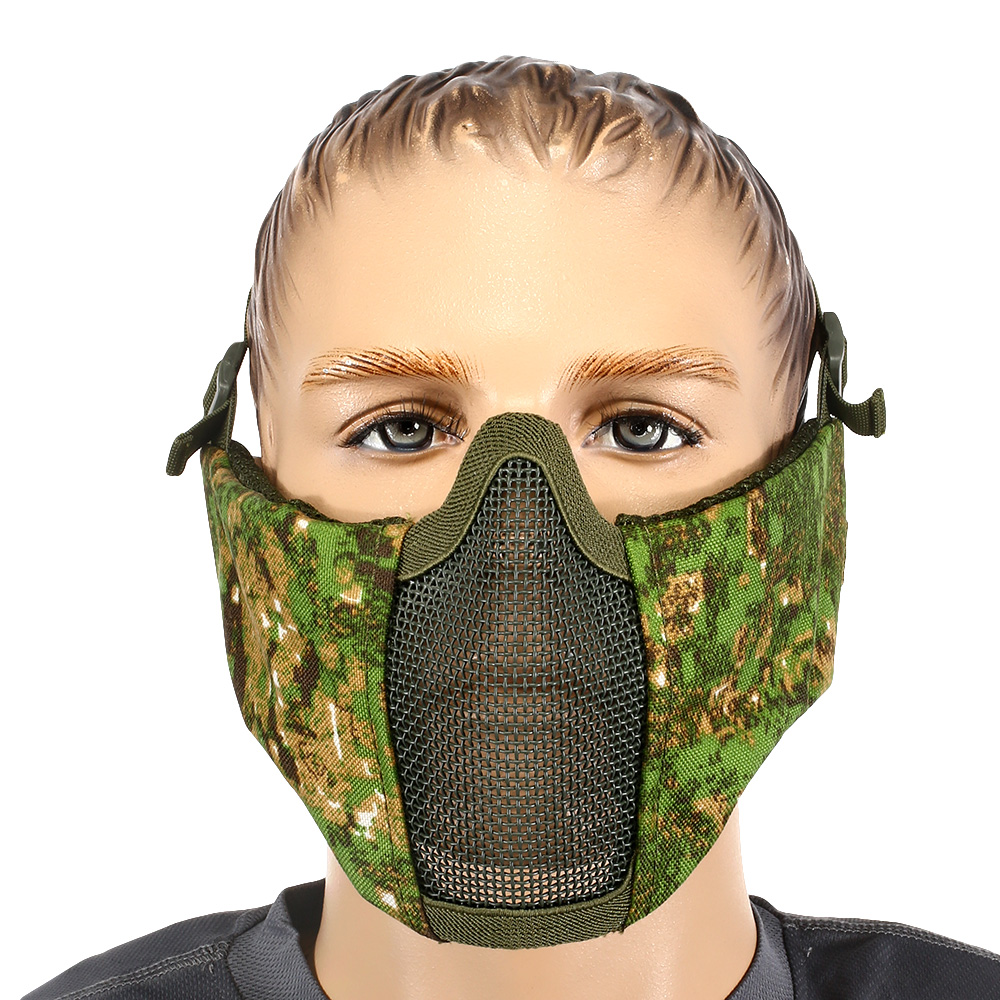 Nuprol Mesh Mask V5 Gittermaske Lower Face Shield mit Ohrabdeckung Digital Tropical Bild 1