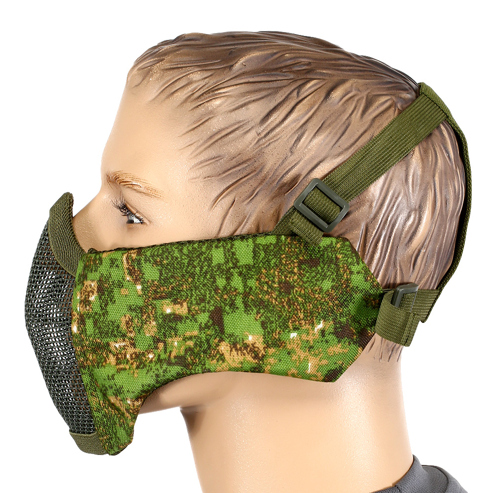 Nuprol Mesh Mask V5 Gittermaske Lower Face Shield mit Ohrabdeckung Digital Tropical Bild 3