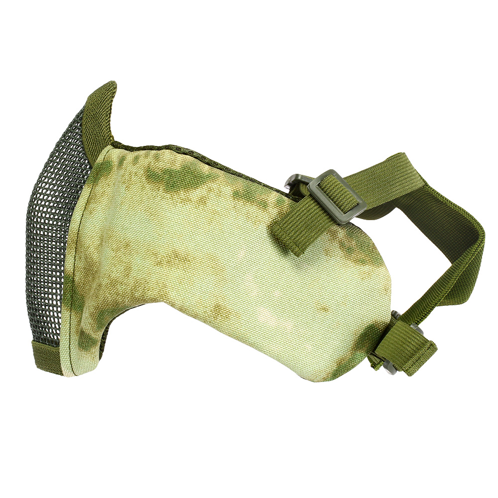 Nuprol Mesh Mask V5 Gittermaske Lower Face Shield mit Ohrabdeckung Foliage Green Bild 6
