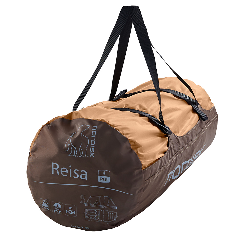Nordisk Familienzelt Reisa 4 PU braun fr 4 Personen Bild 1