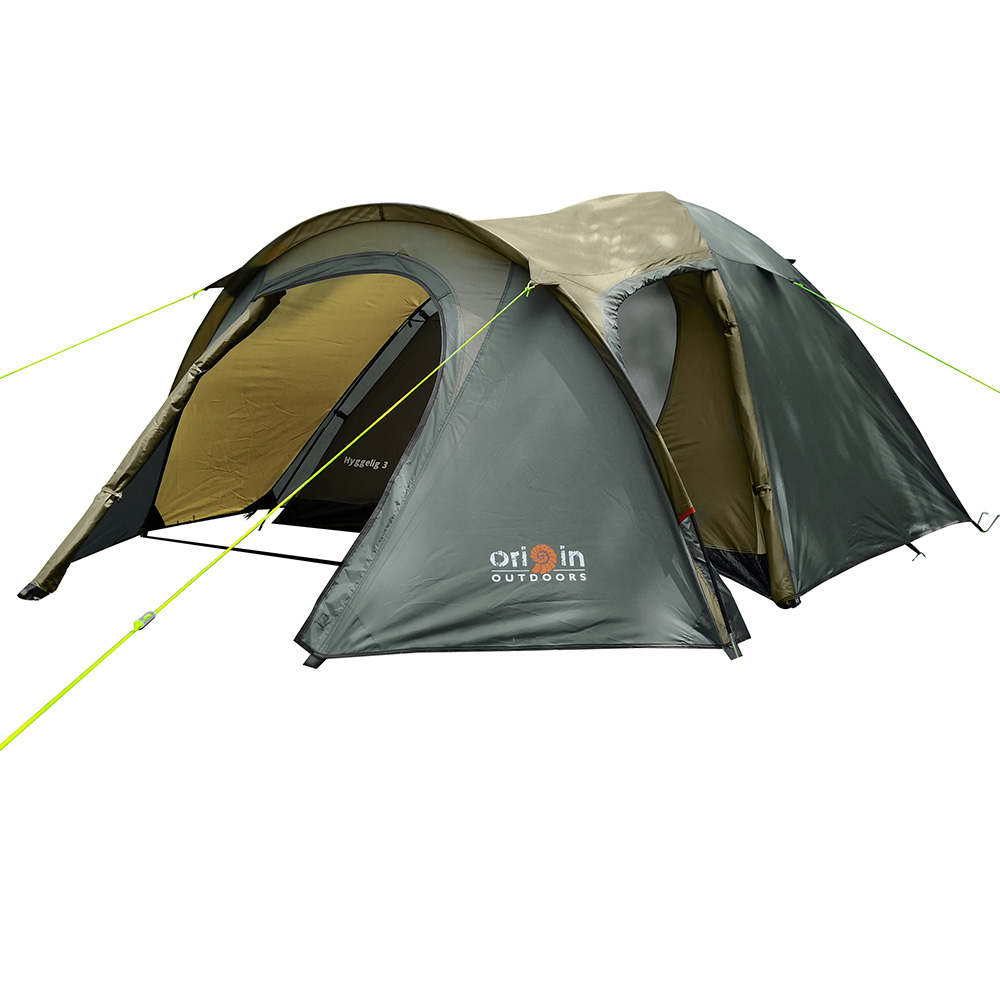 Origin Outdoors Kuppelzelt Hyggelig oliv fr max. 3 Personen