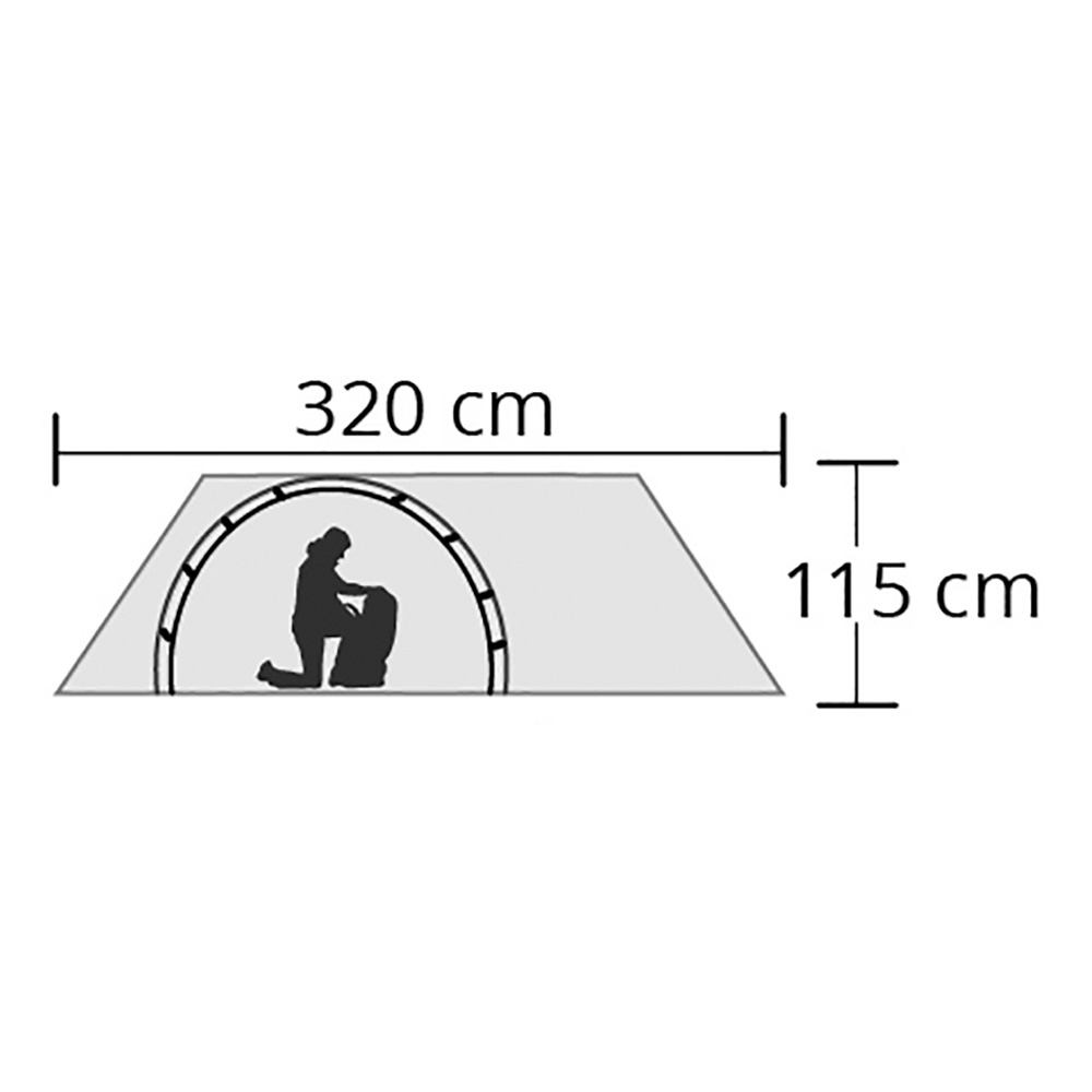 Origin Outdoors Kuppelzelt Hyggelig oliv fr max. 2 Personen Bild 2