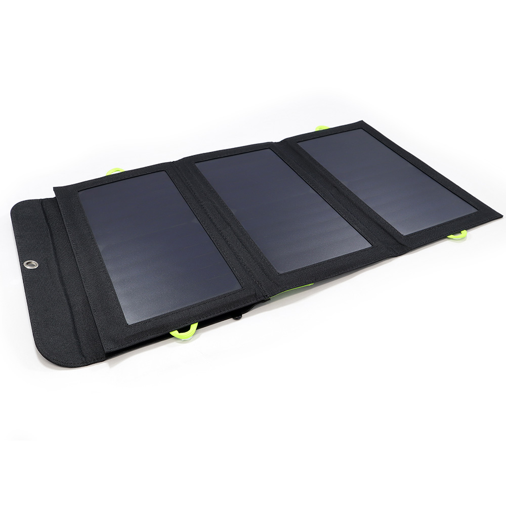 Basic Nature Solar-Ladegert mit 10000 mAh Powerbank faltbar