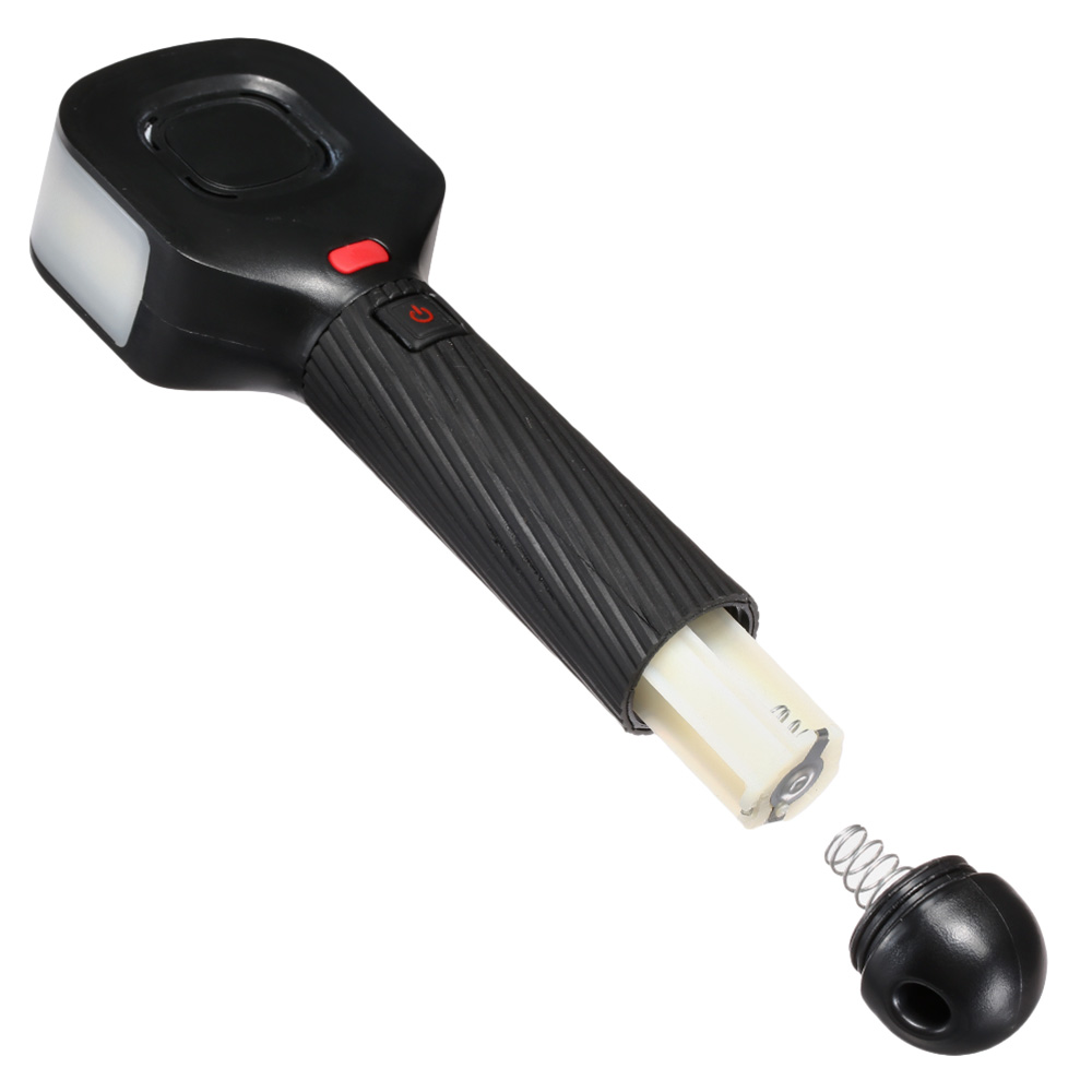 Easymaxx Security Taschenlampe 180° mit Schrillalarm schwarz Bild 1